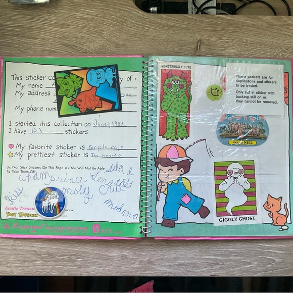 Vintage 1984 Sticker Book - Picture 2 of 11